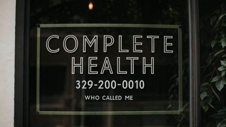 who called me 329-200-0010 from complete health